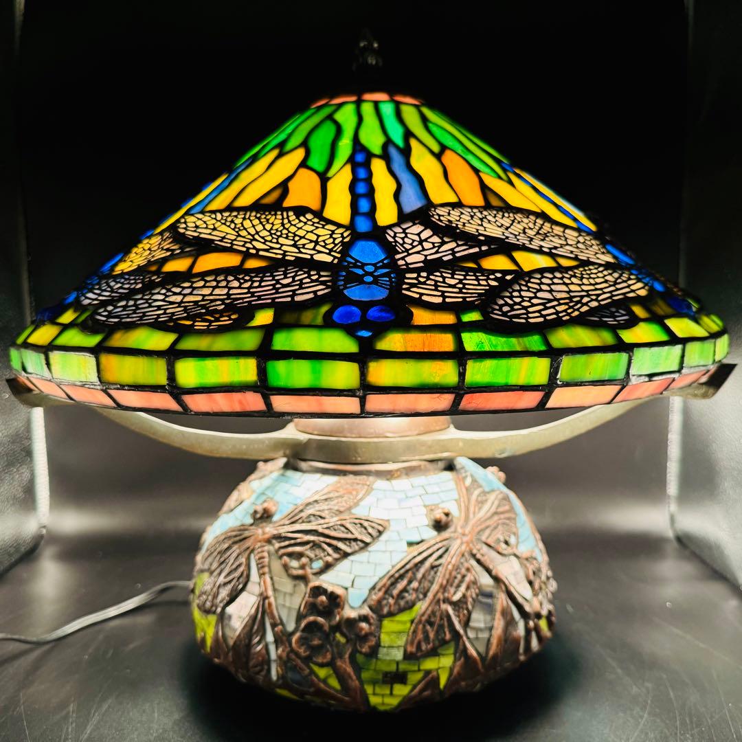 ドラゴンフライ ステンドグラス トンボ 蜻蛉 スタンドライト