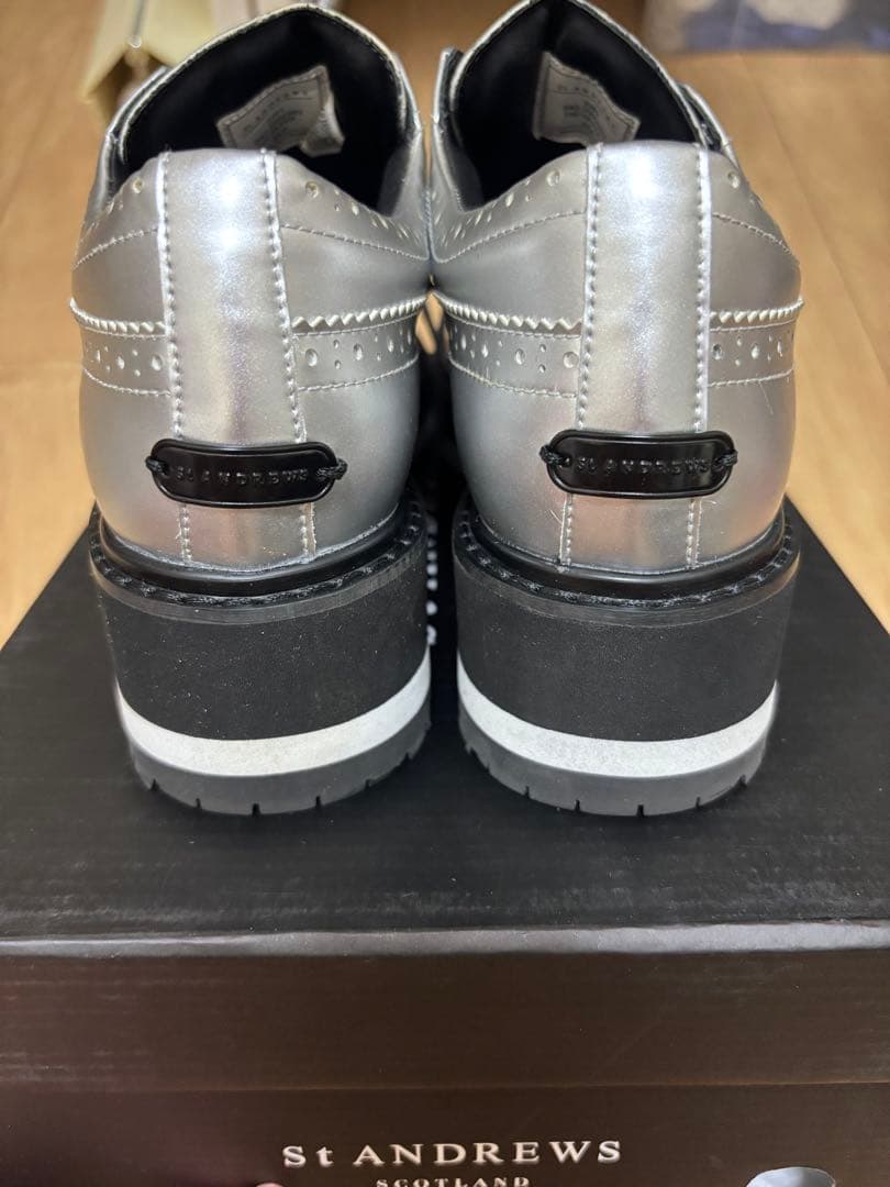 S. ANDREWS ゴルフシューズ 24.0cm シルバー