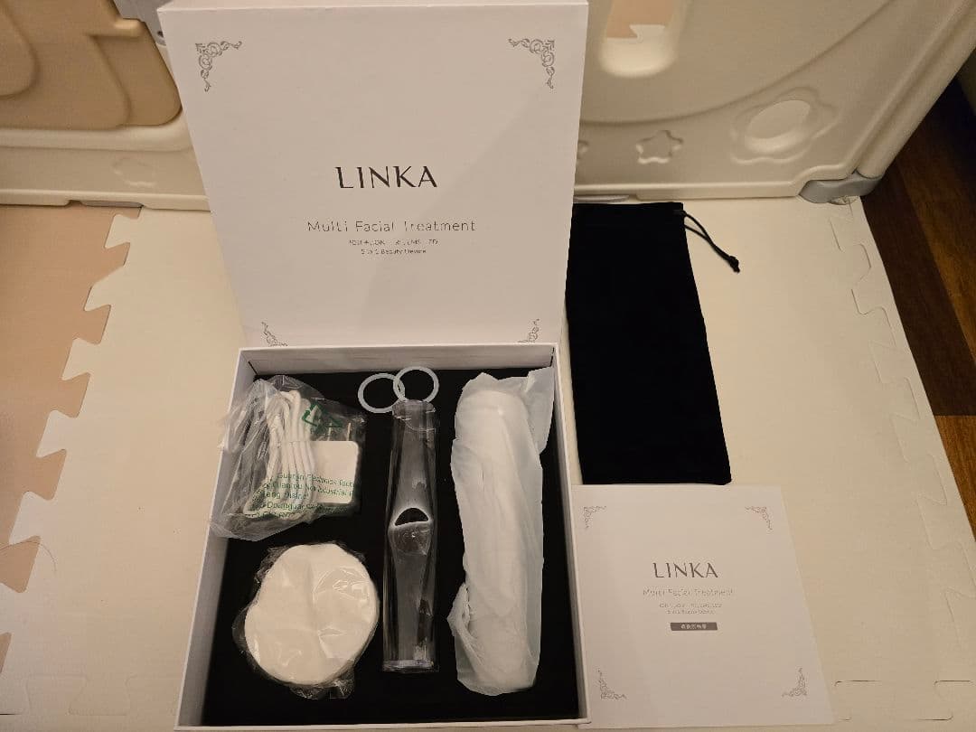 新品 リンカ 美顔器 マルチフェイシャルトリートメント ラジオ波 EMS 光美容 Amazon.co.jp: 【2022年モデル】LINKA (リンカ) 超音波美顔器 RF