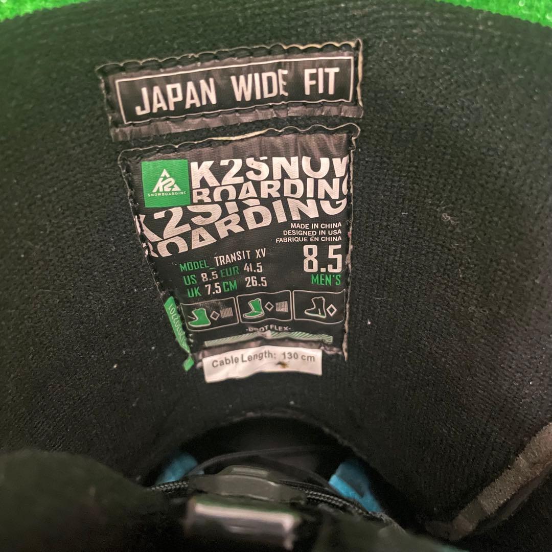 美品 K2 TRANSIT スノーボードブーツ 26.5cm