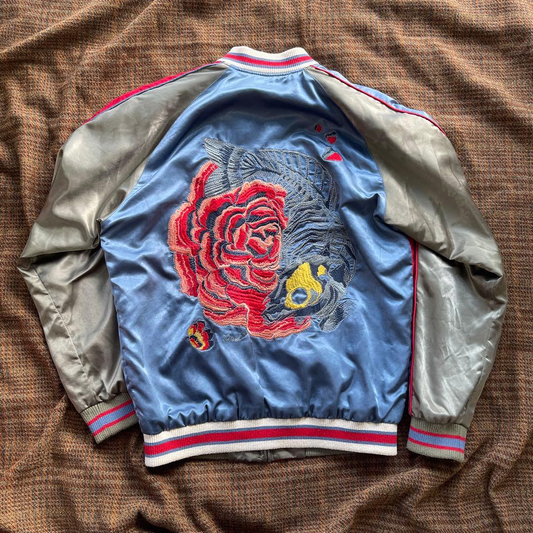 90's~ DIESEL スカジャン 牡丹 燕 鯉 梅 リバーシブル M相当 - メルカリ