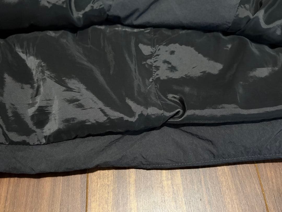 ステッチレス ノーカラー ダウンコート -撥水-