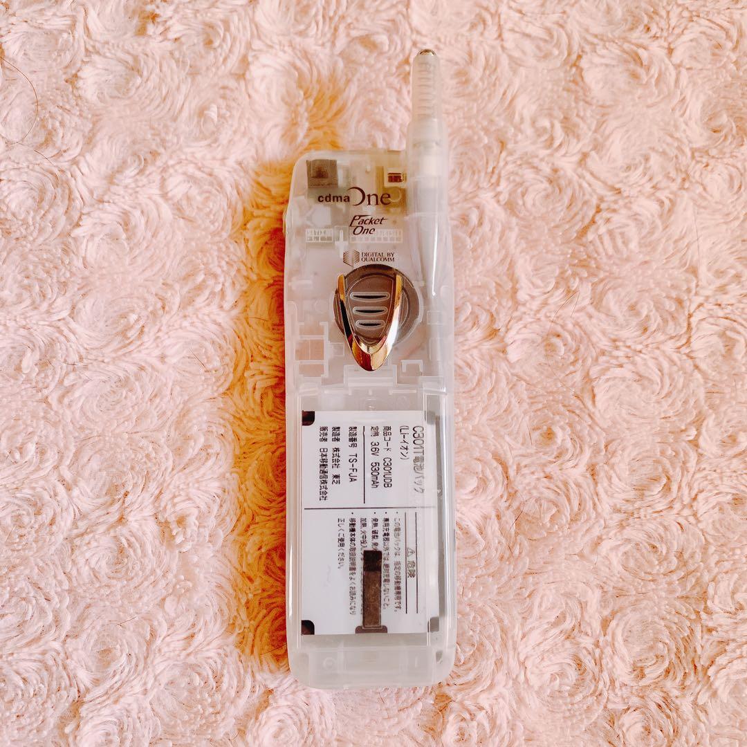 ⭐︎希少⭐︎ IDO C301T ガラケー スケルトン モック 平成レトロ