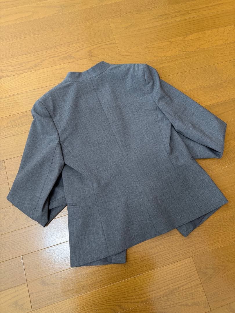 美品 セオリー Tailor Lanai パンツスーツセットアップ ノーカラーS
