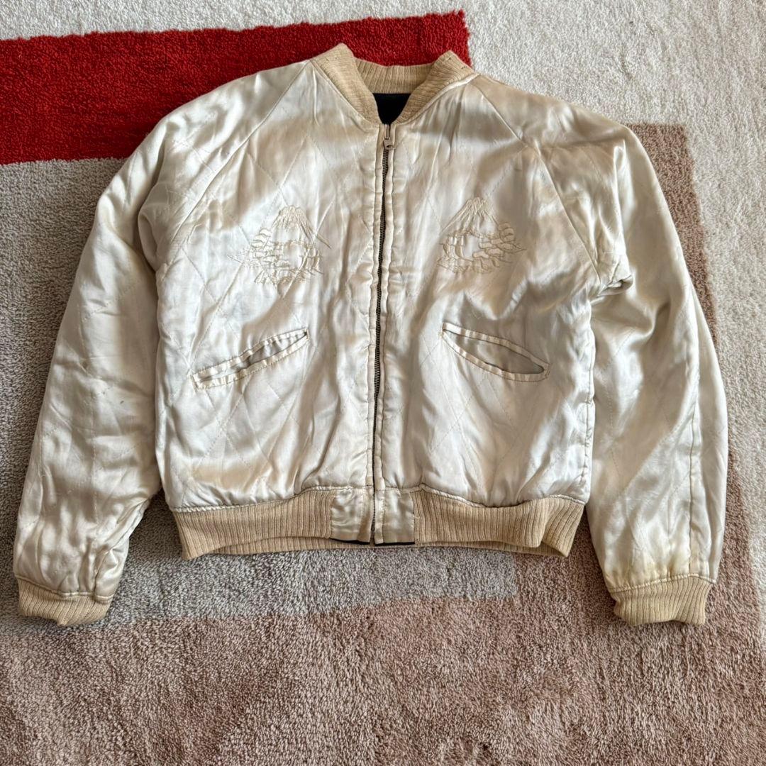 50s ヴィンテージ スカジャン 別珍 souvenir jacket - メルカリ