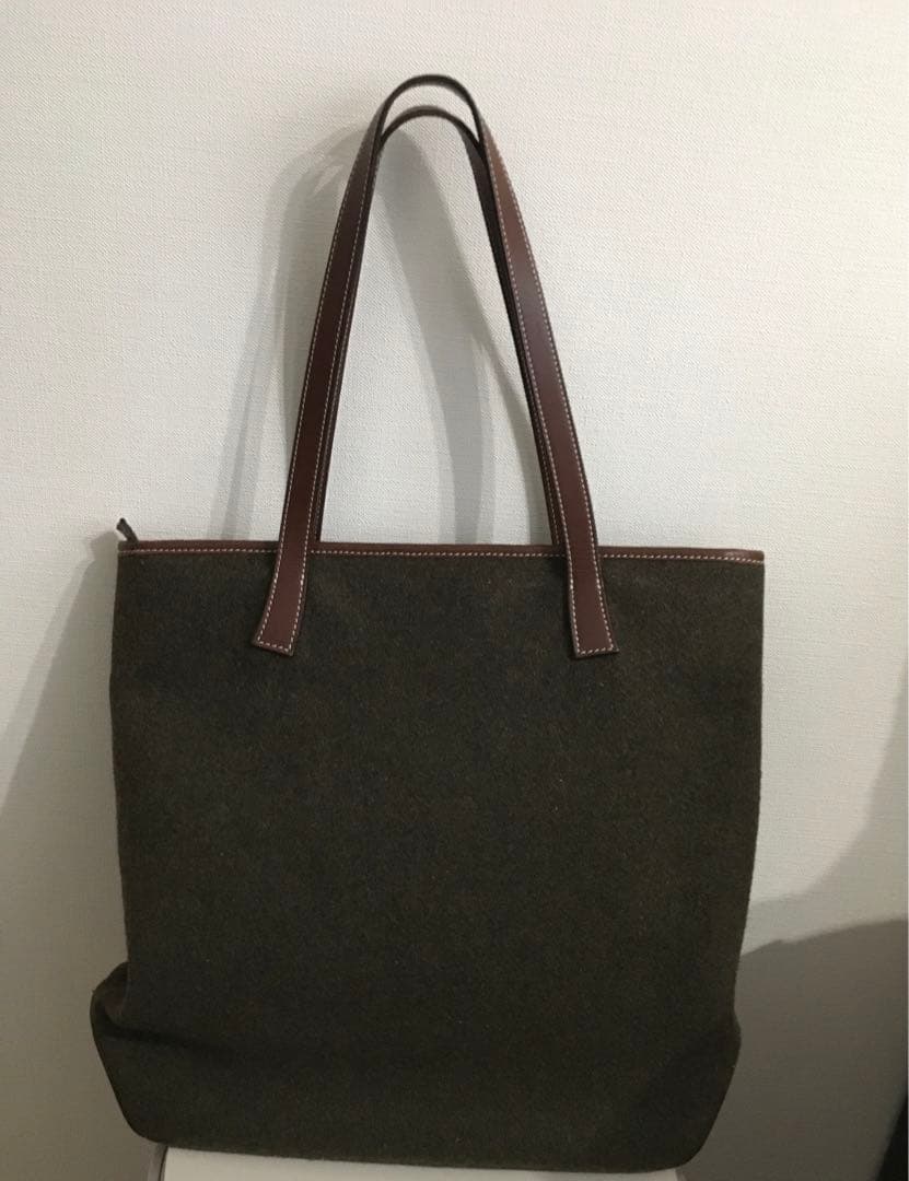 ソメスサドル メンズ ウールレザー トートバッグ