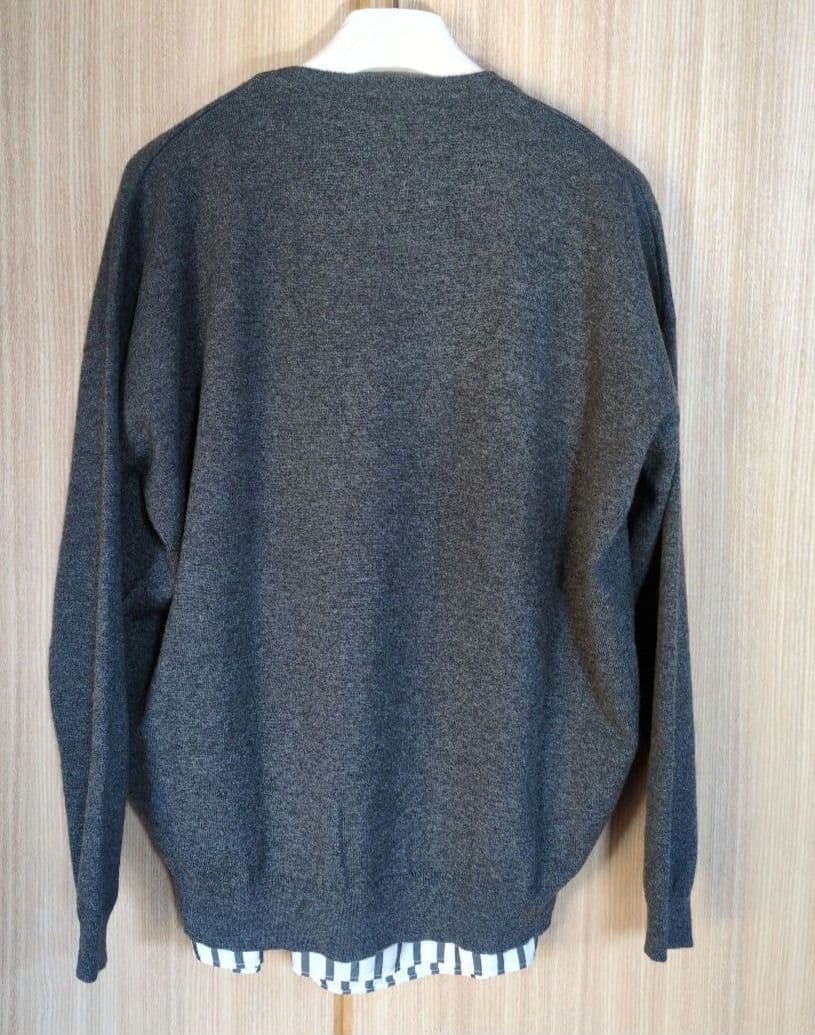 BRUNELLO CUCINELLI カシミヤ Vネックニット＋シルクトップス