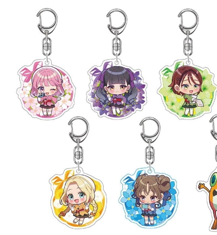 5つセット 前橋ウィッチーズ アクリルキーホルダー アクキー ミニキャラ