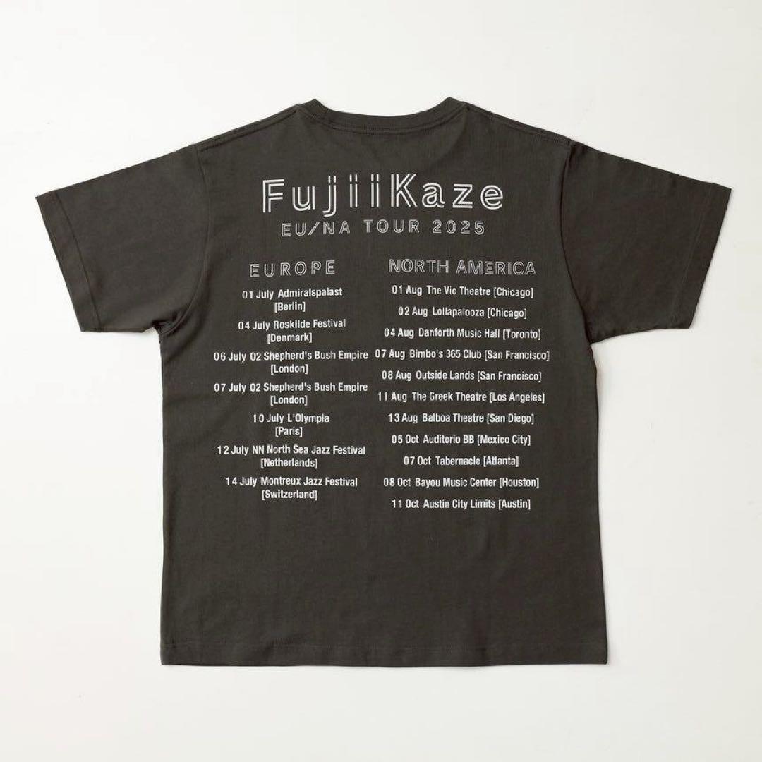 藤井風　Fujii Kaze　EU NA TOUR 2025　ドリンクTシャツ