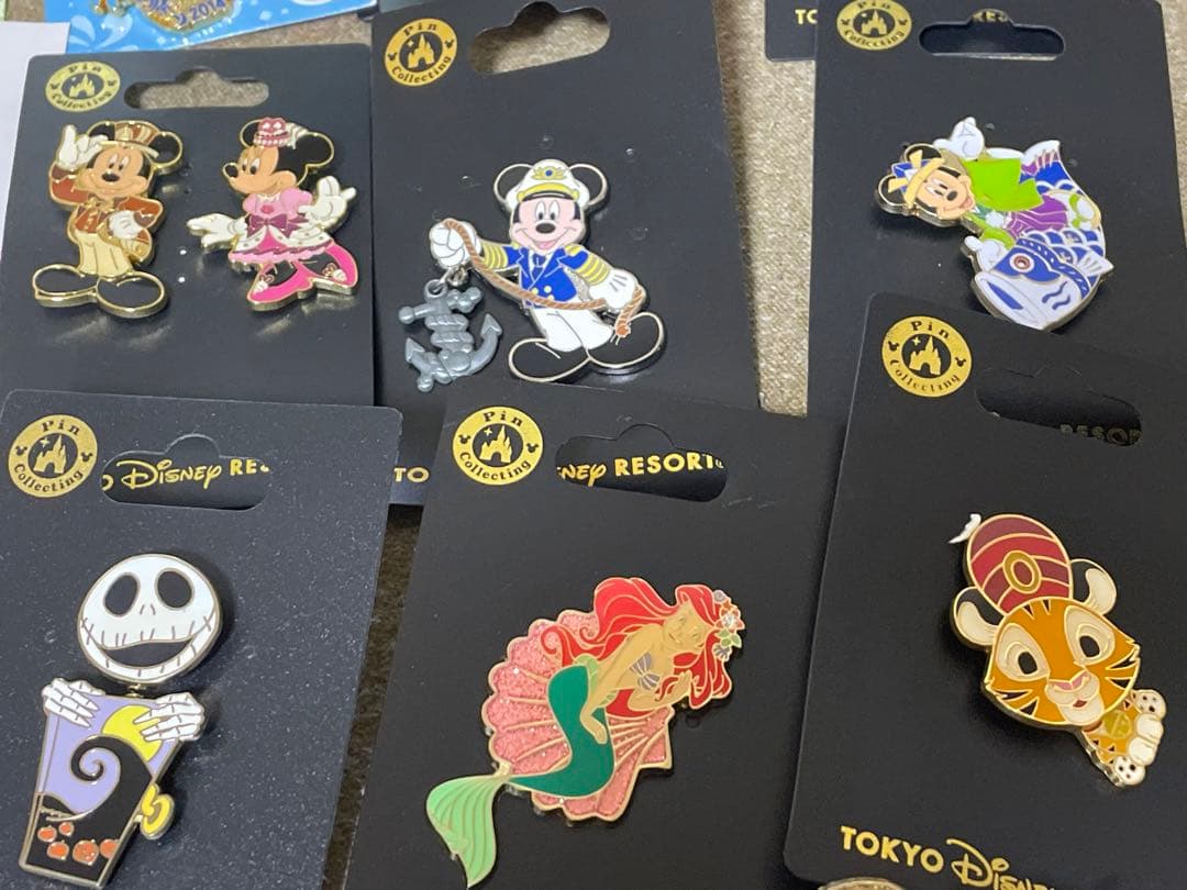 大量まとめ売り】ディズニーリゾートピンバッジ