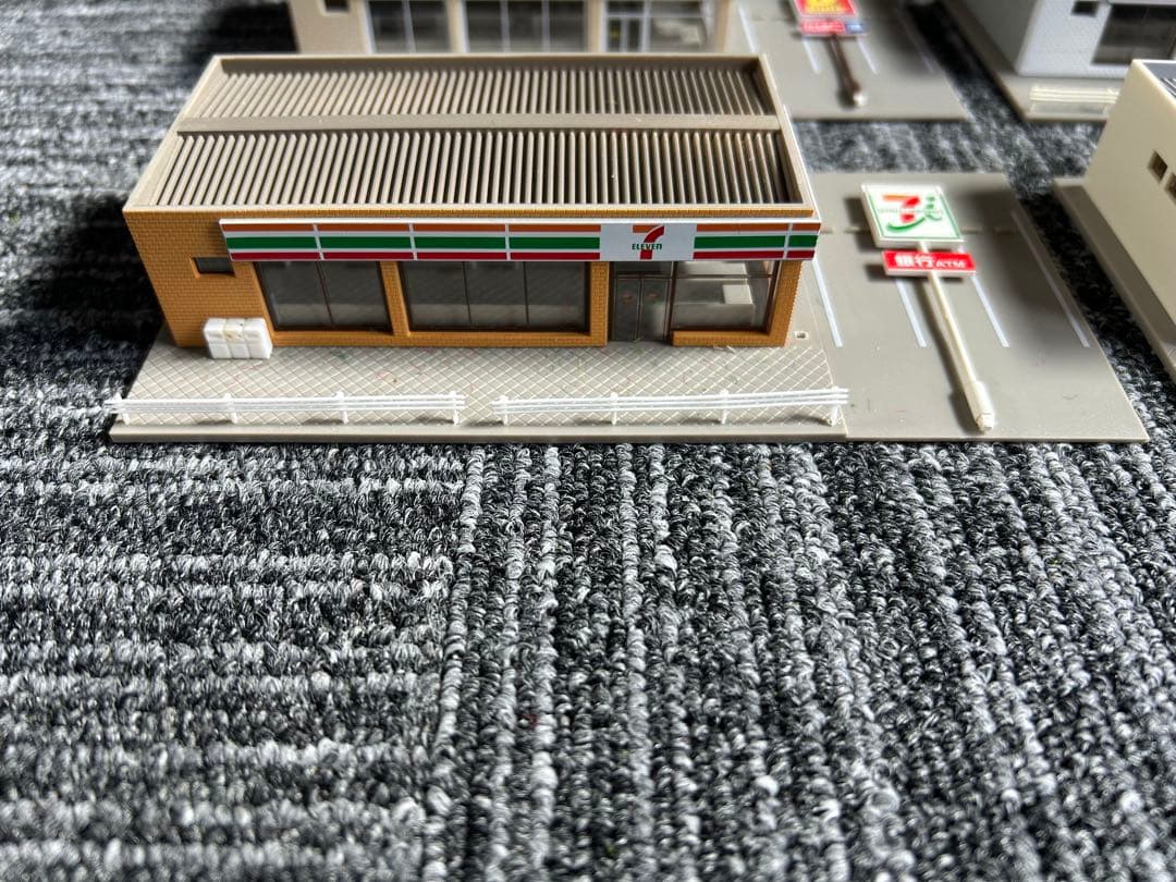 Nゲージ コンビニエンスストア模型 4つセット