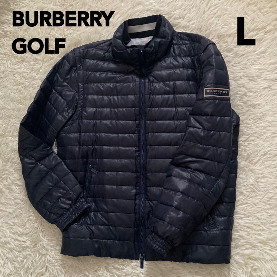 BURBERRY GOLF ネイビー ダウンジャケット L BURBERRY（バーバリー） ダウンジャケット ブルー メンズ 8059212