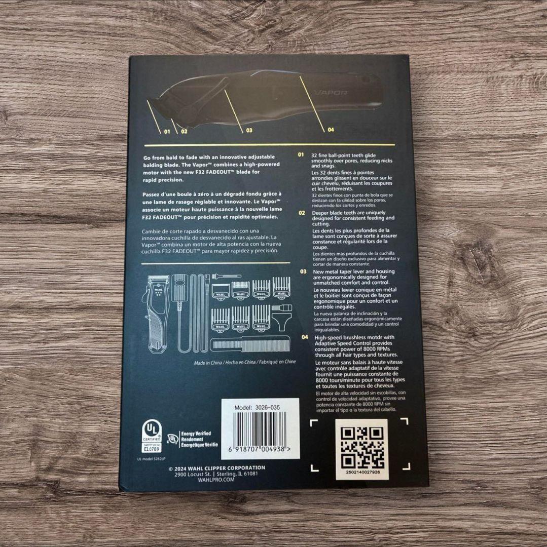 WAHL 5Star Vapor コードレスバリカン ウォール@3@8~6@