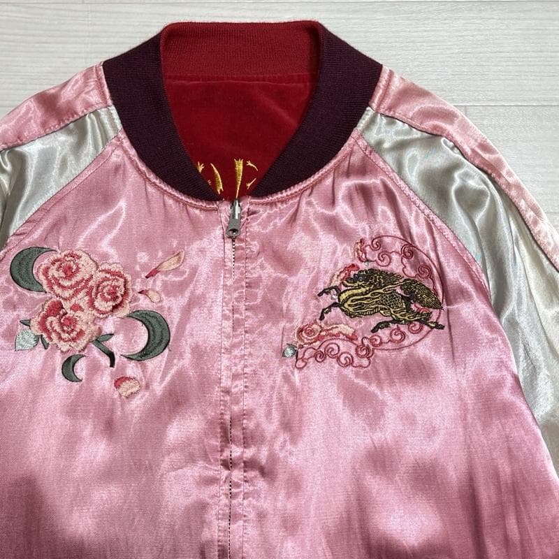 ヒューストン/舞妓×麒麟×龍/リバーシブル/スカジャン/スーベニア