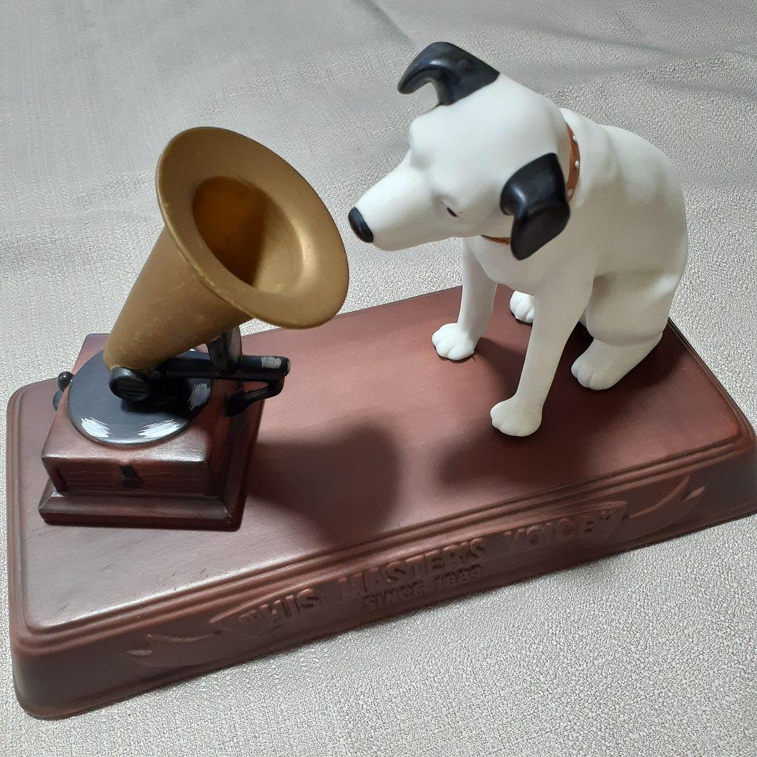 ビクター犬 Victor 置物 ニッパーくん 台座 蓄音機3点セット 昭和