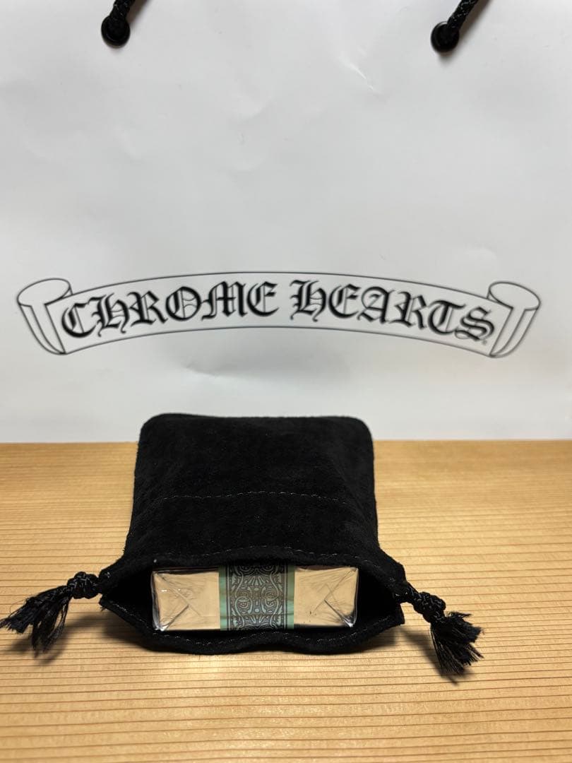 非売・超美品Chrome Hearts スエード巾着袋 - メルカリ