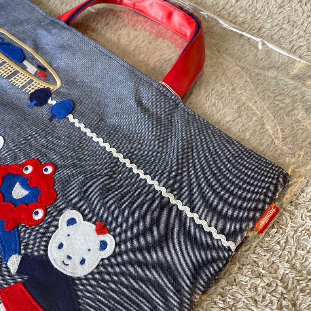 関西万博 限定 ファミリア トートバッグ ミャクミャク 会場限定 日本製