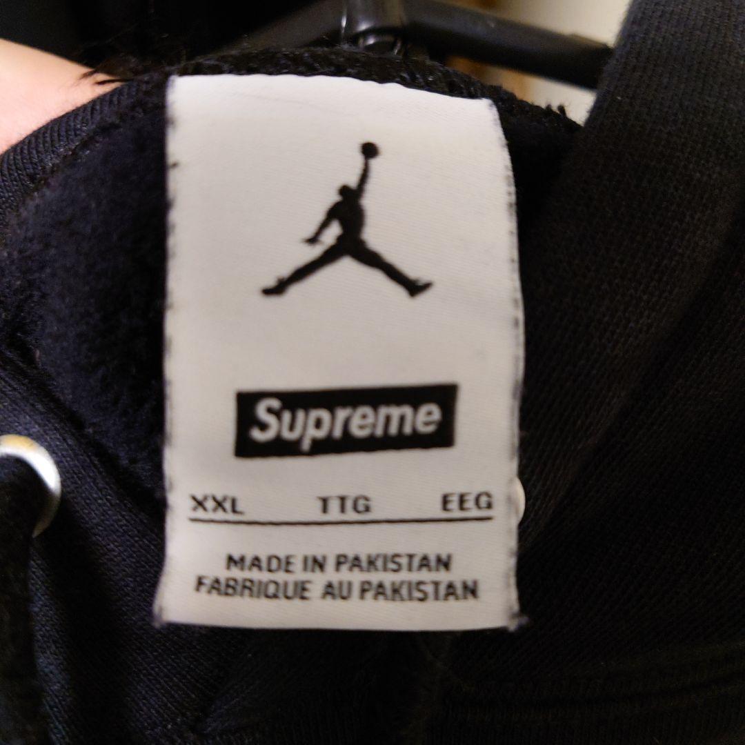 トップス Supreme x JordanHoodedSweatshirt \"Black\"
