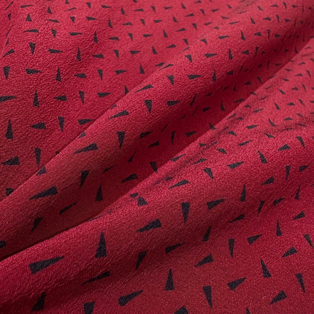 《美品》登坂広臣着用 Saint Laurent paris 総柄 シルクシャツ