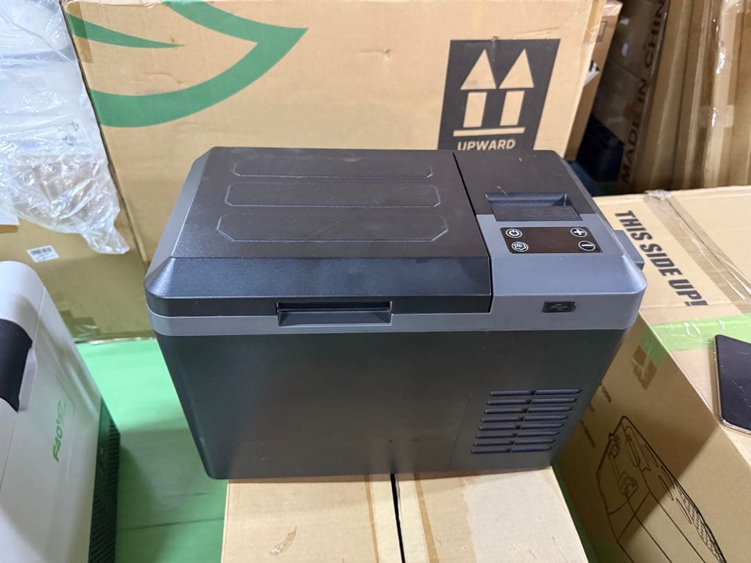 車載冷蔵庫 9L -20℃～10℃ 45W 12V/24V/内蔵バッテリー別売り