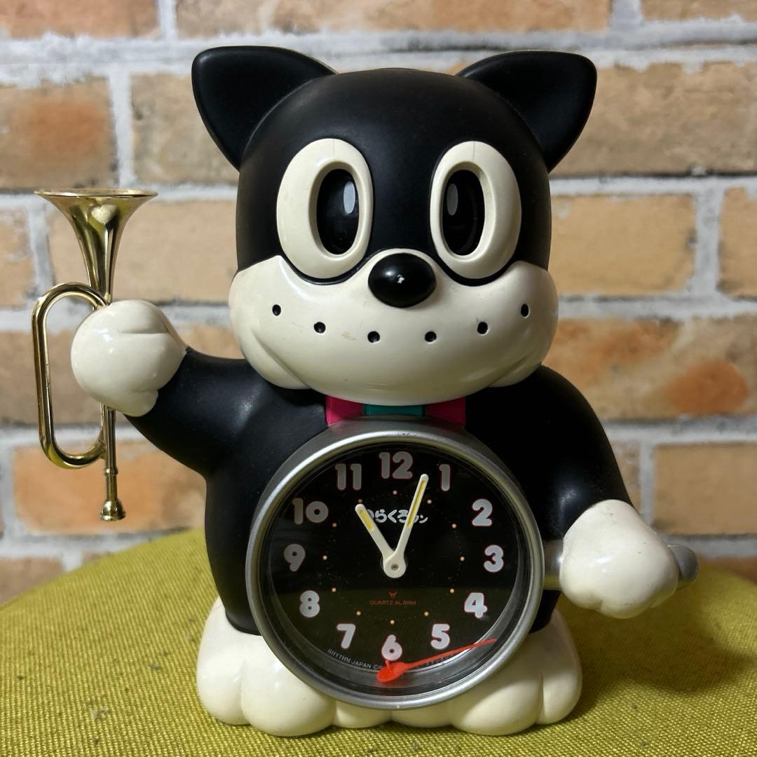 のらくろくん アラーム付き目覚まし時計 置き時計 昭和レトロ - メルカリ