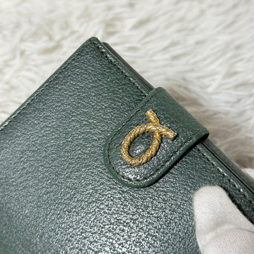 美品✨LAUNER LONDON ロウナー 二つ折り財布 英国王室御用達 希少