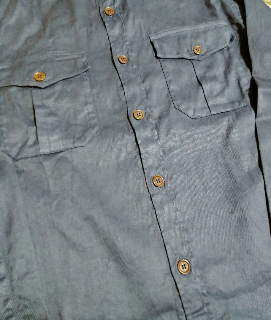 ロロピアーナRobert Shirt ‐ トラッドシャツ ネイビー M - メルカリ