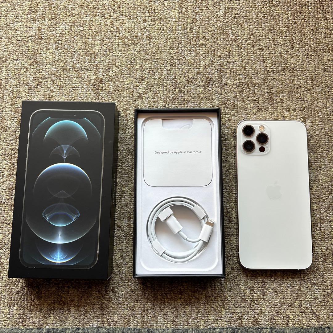 お値下げ！美品iPhone 12 pro シルバー 128 GB SIMフリー 値下げ！！】iPhone 12 pro シルバー 256GB SIMフリー