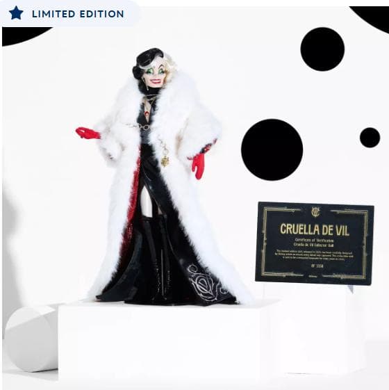 限定商品】クルエラ 101匹わんちゃん65周年 限定ドール フィギュア