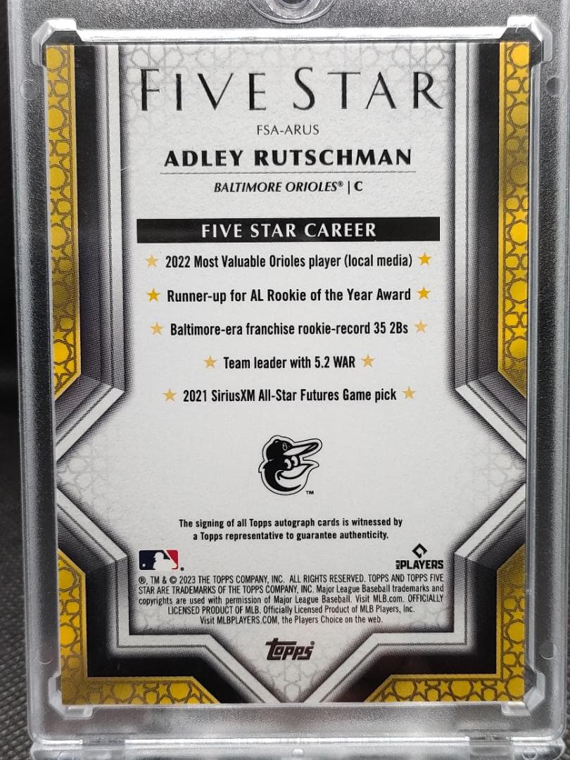 美品】Adley Rutschman_直筆サイン_シリアル#50_RCカード - メルカリ