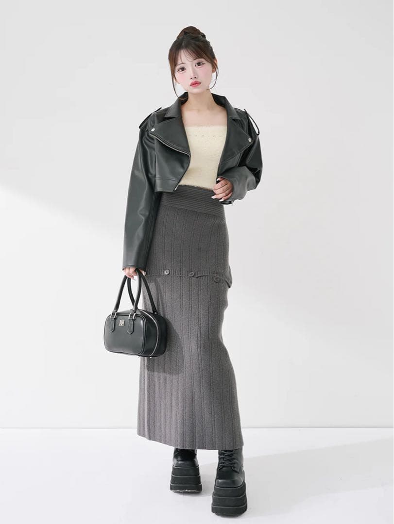 Darich アシメレイヤードニットトップス アイボリー IVO 新品未開封