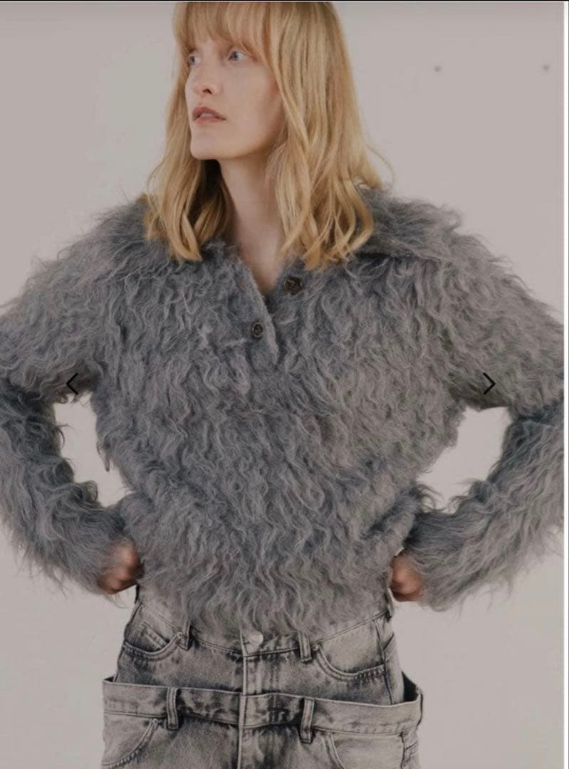 トップス THE TOE Wilhelm Shaggy Pullover SHAGGY FUR CREW NECK PULLOVER – THE SHOP YOHJI YAMAMOTO