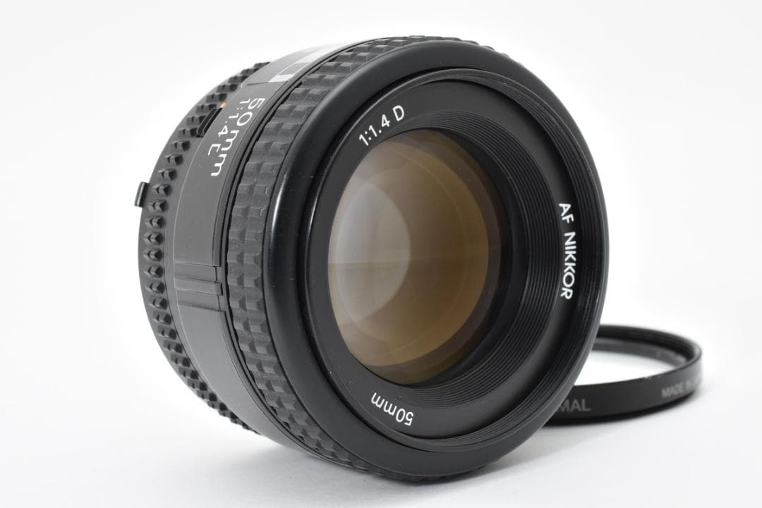 動確済 美品 ニコン AF NIKKOR 50 1.4D + HS-3 #690