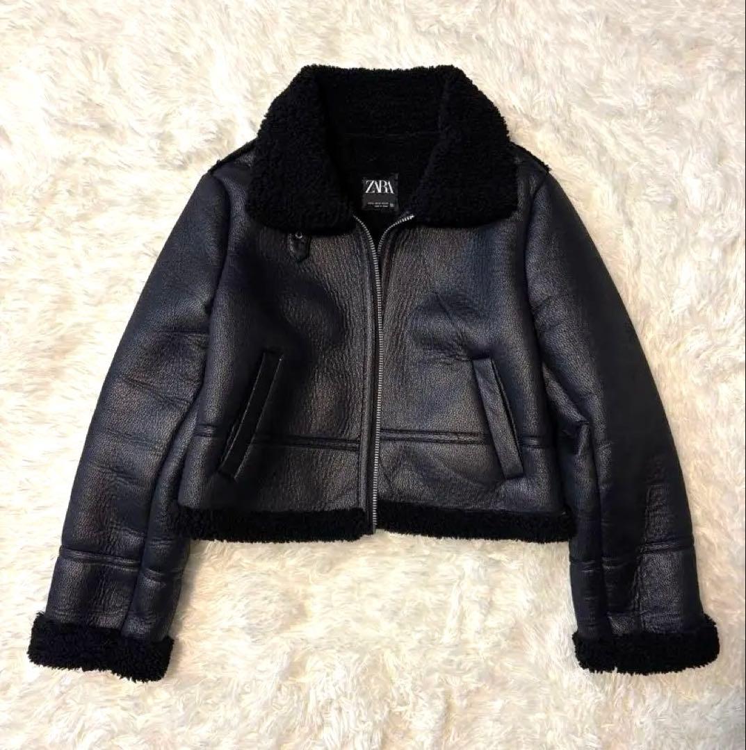 ZARA ダブルフェイスジャケット Mサイズ - メルカリ