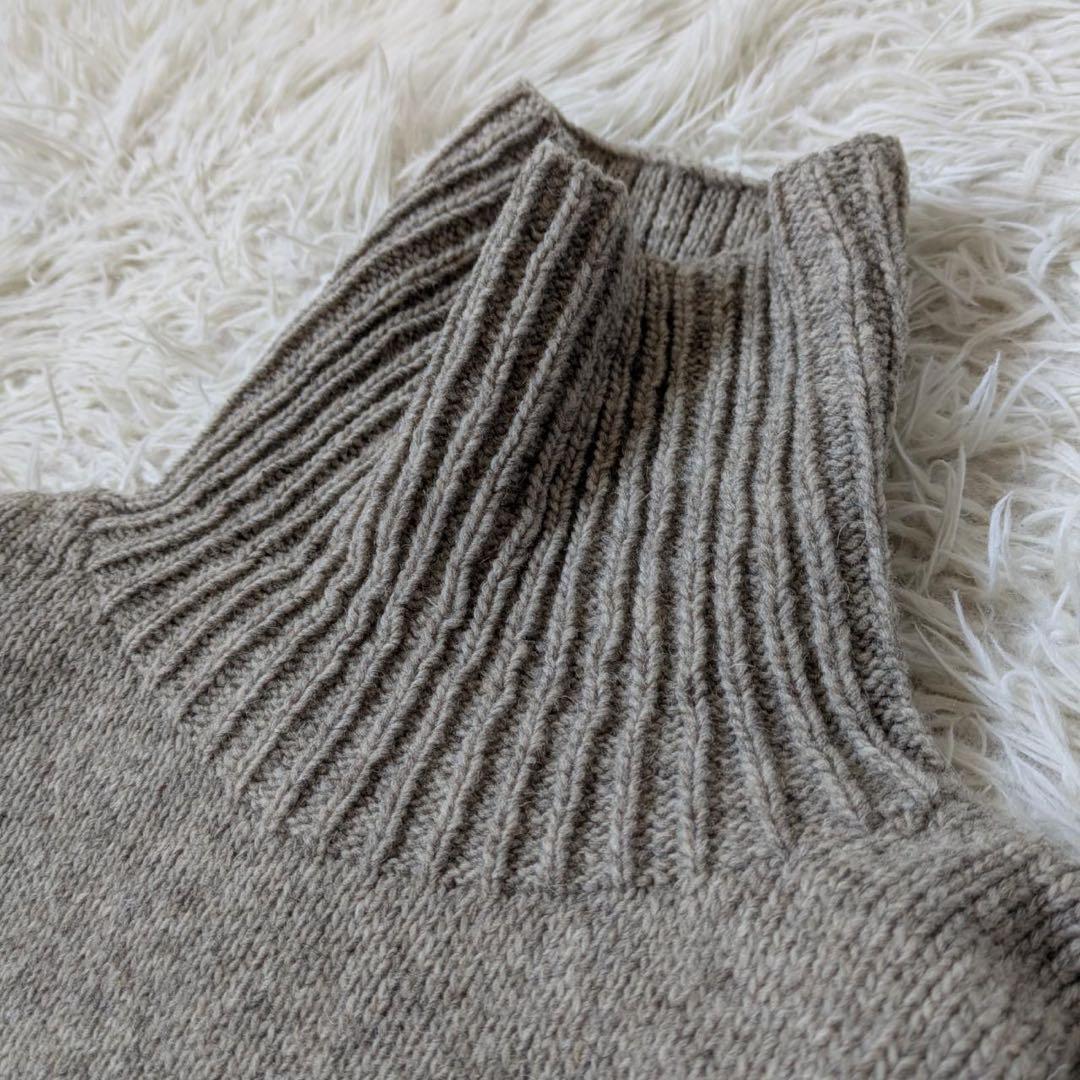 《新品》utilite/ユティリテ　ペルーハイランドウールタートルネックニット