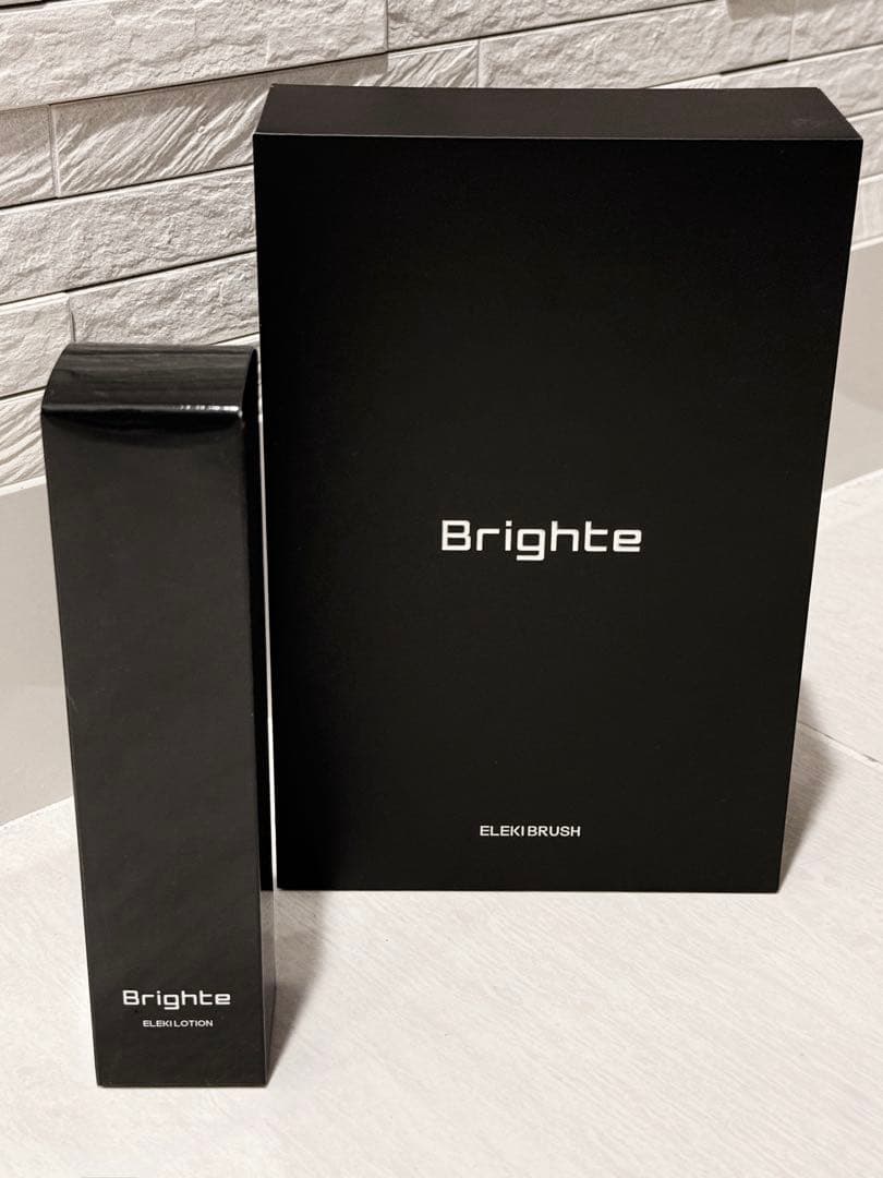【Brighte】エレキブラシ&エレキローション(BRT-FS145B) ブライト エレキブラシプラス ブラシ型美顔器 + エレキローション