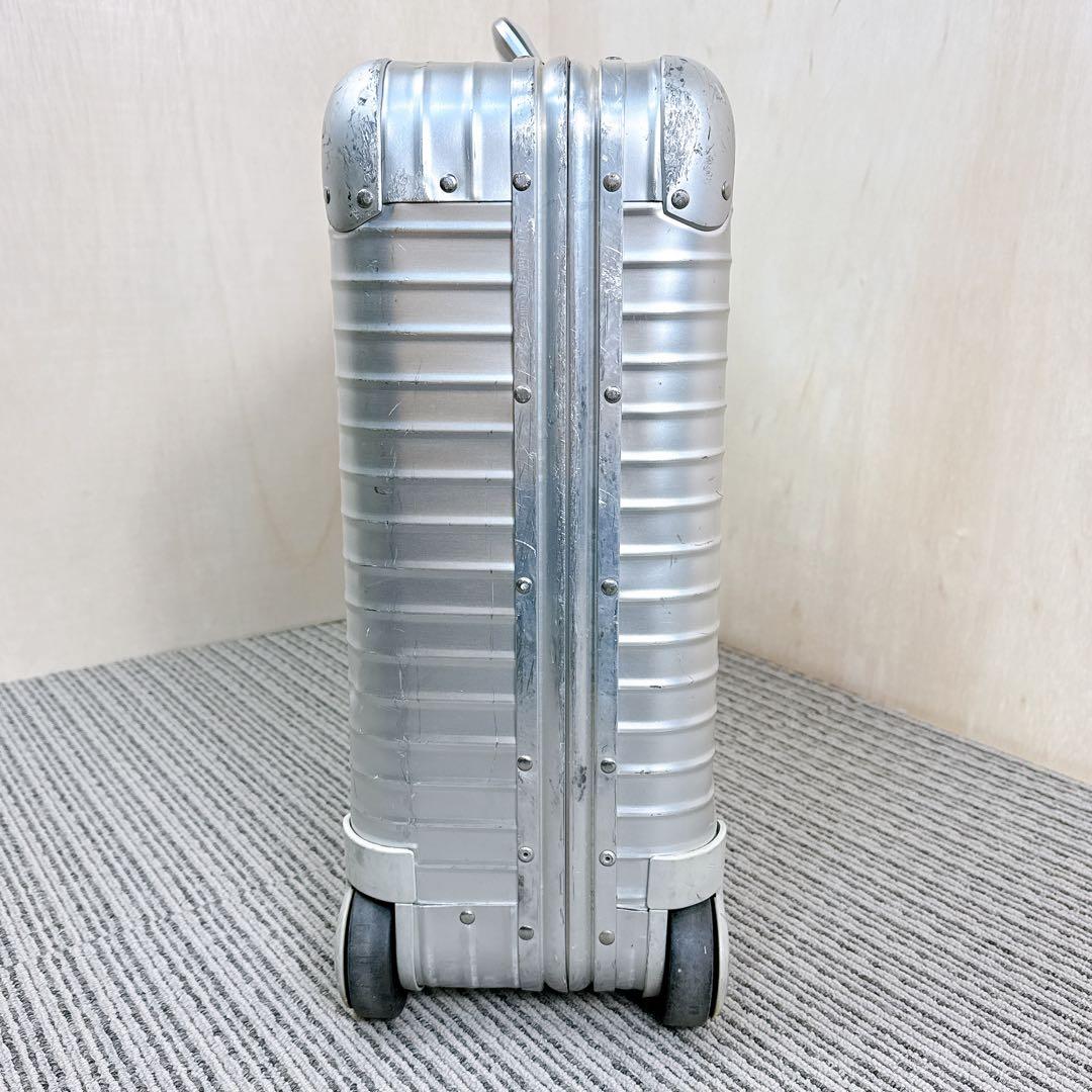 希少】 RIMOWA 929.70 2輪ローリングトロリー ビンテージ 青ロゴ