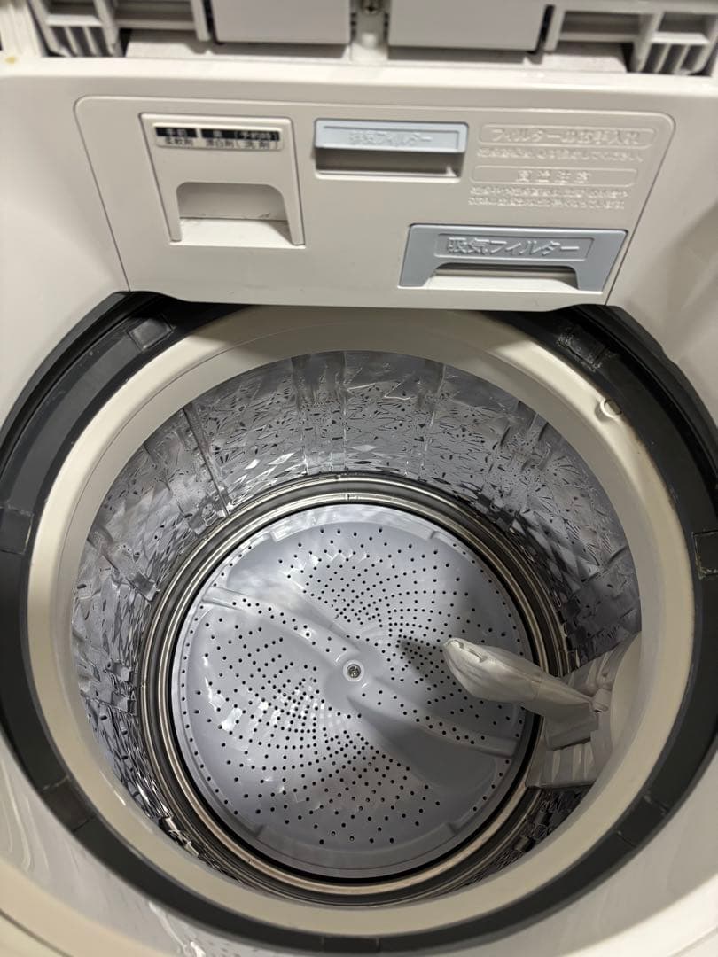 SHARP 縦型洗濯機 ES-TX8E-W 8.0kg 2021年製