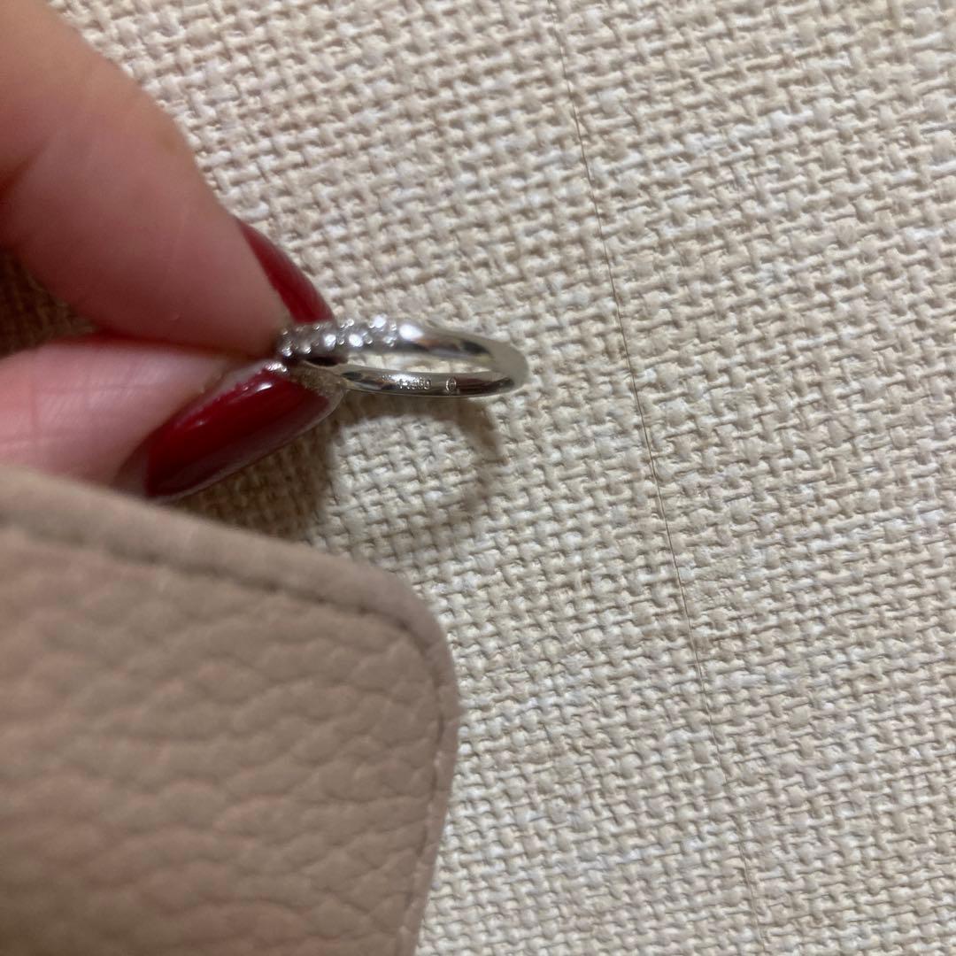 ハーフエタニティリング 0.3ct 6号 pt950 ダイヤモンドシライシ