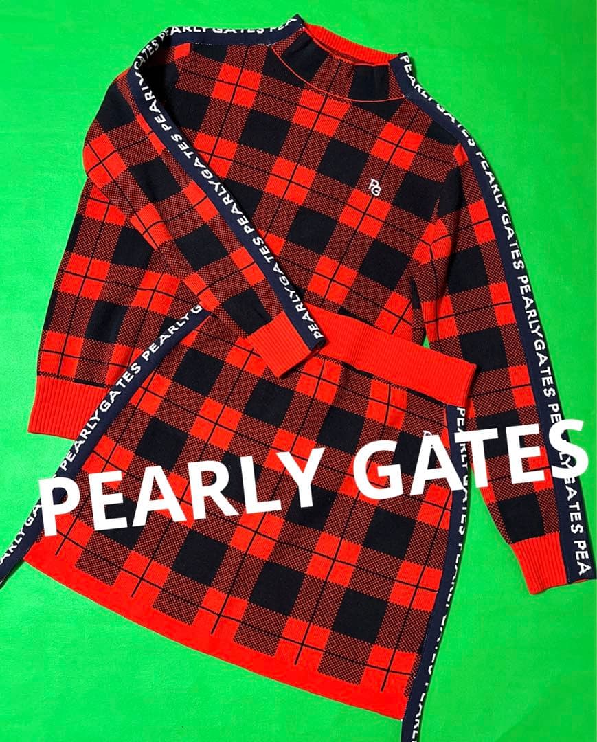 パーリーゲイツ　セットアップ　ニットスカート　モックネックセーター　ゴルフウエア PEARLY GATES（パーリーゲイツ） スカート 「PEARLY GATES」Pe