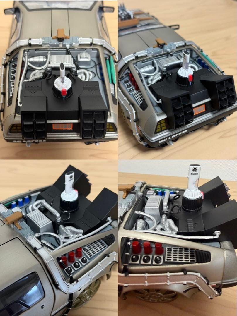 【レア】1/18 デロリアン⭐︎サンスター⭐︎バック・トゥ・ザ・フューチャー 3