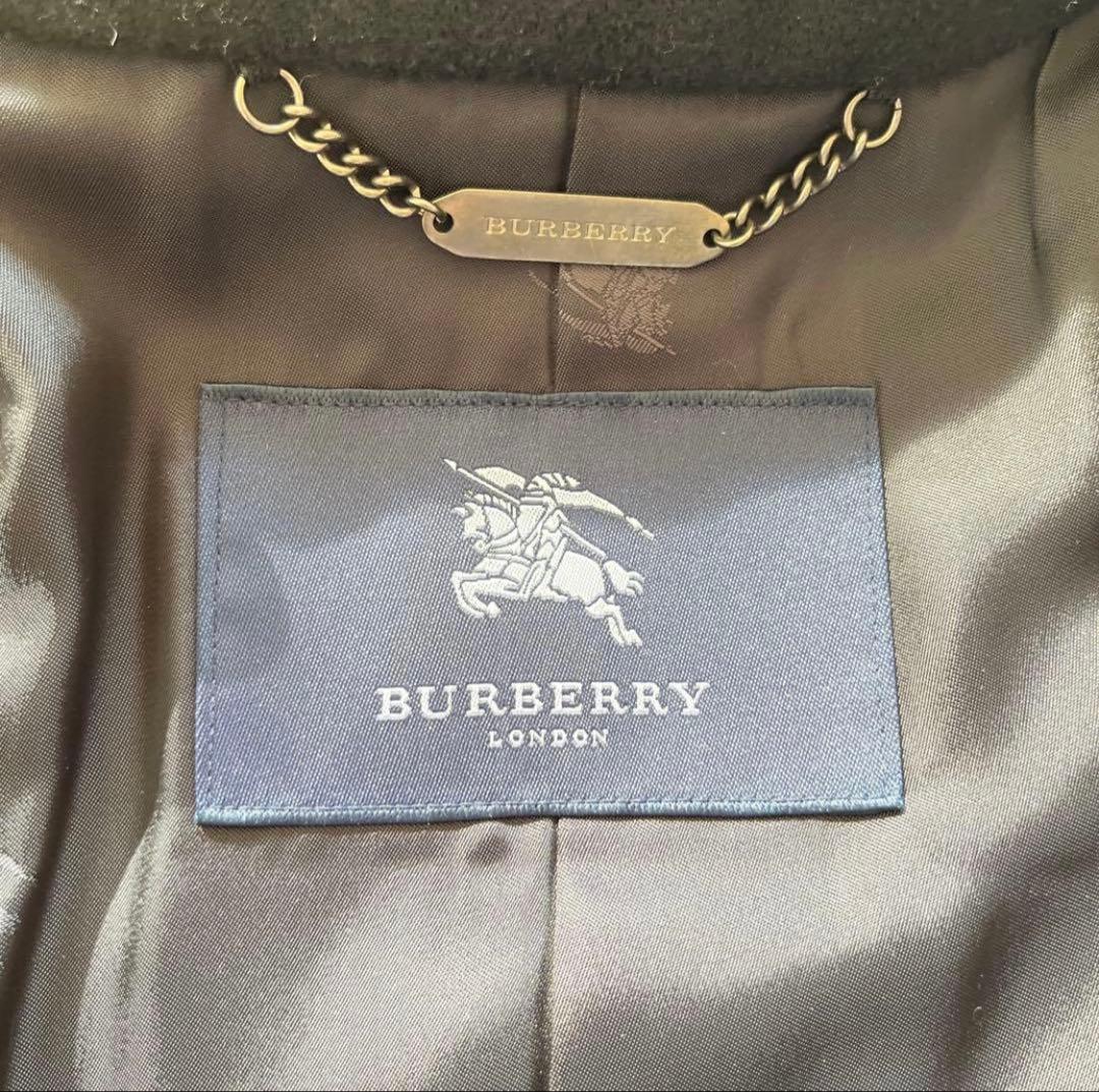 【極美品】《BURBERRY LONDON》カシミヤ100% バルマカーンコート