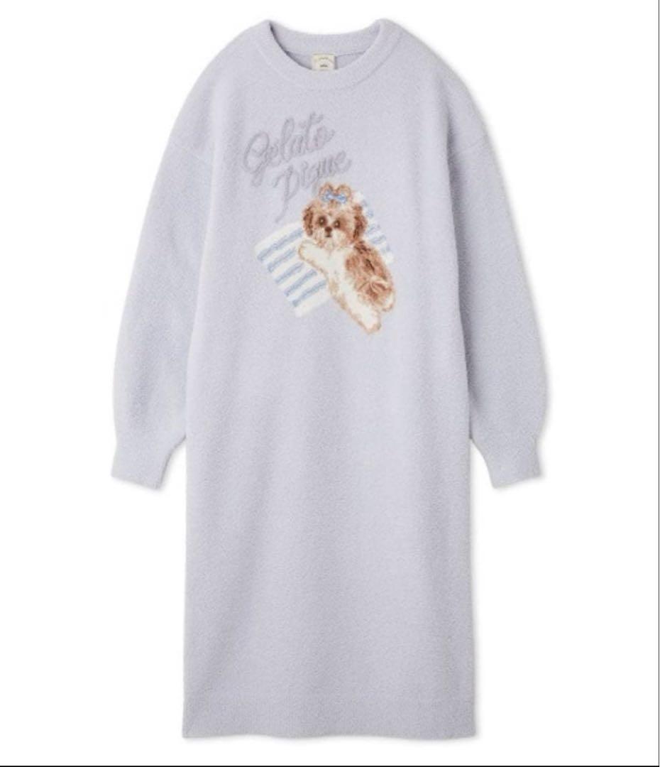 gelatopique ジェラートピケ　シーズー　ジャガードワンピース シーズージャガードワンピース｜gelato pique ジェラート ピケ