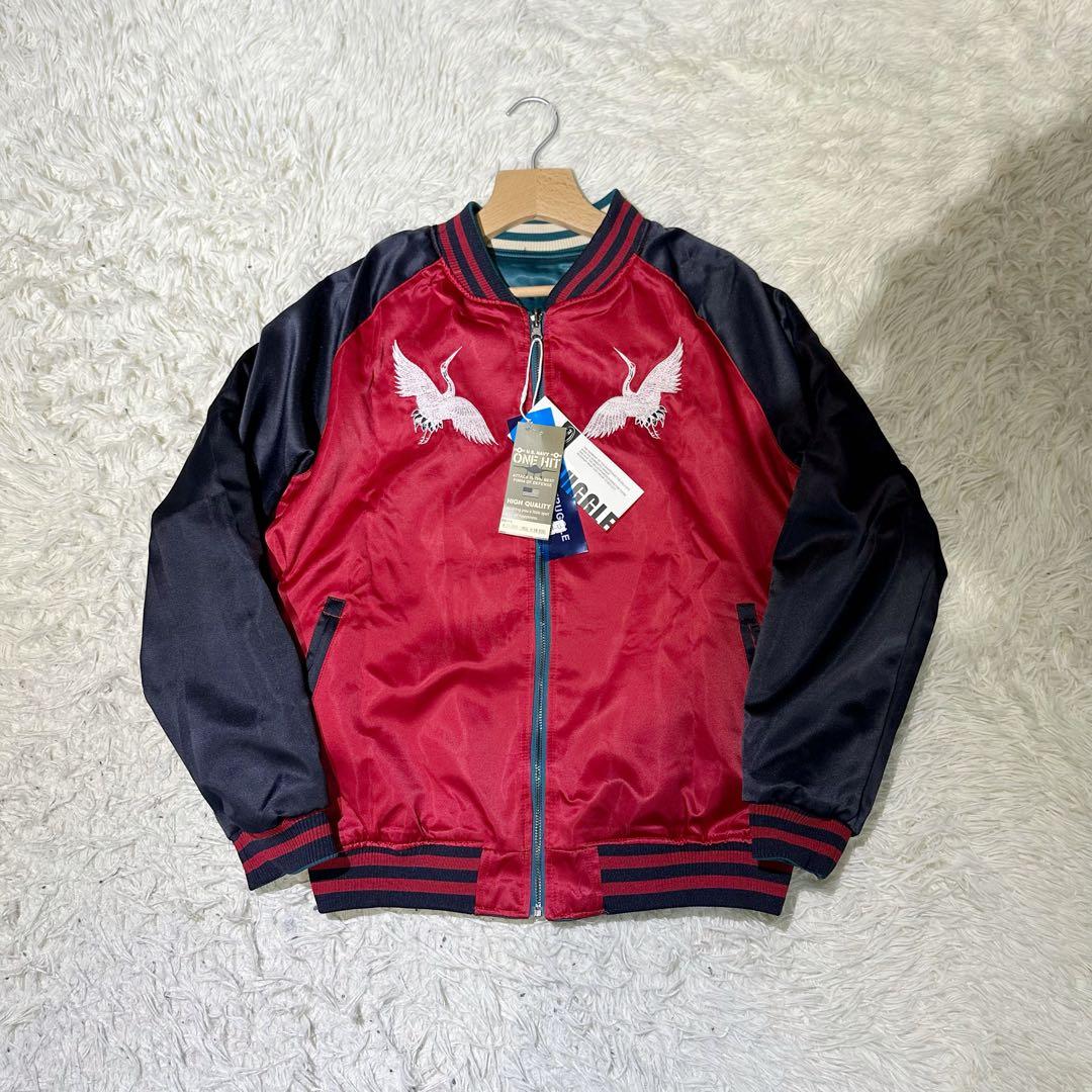 新品未使用タグ付】STRUGGLE FAMILYスカジャン リバーシブル 刺繍