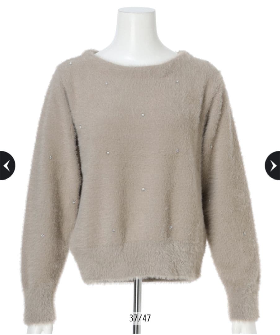 新作】ビジュードットフラッフィーニット ジャスグリッティー - メルカリ