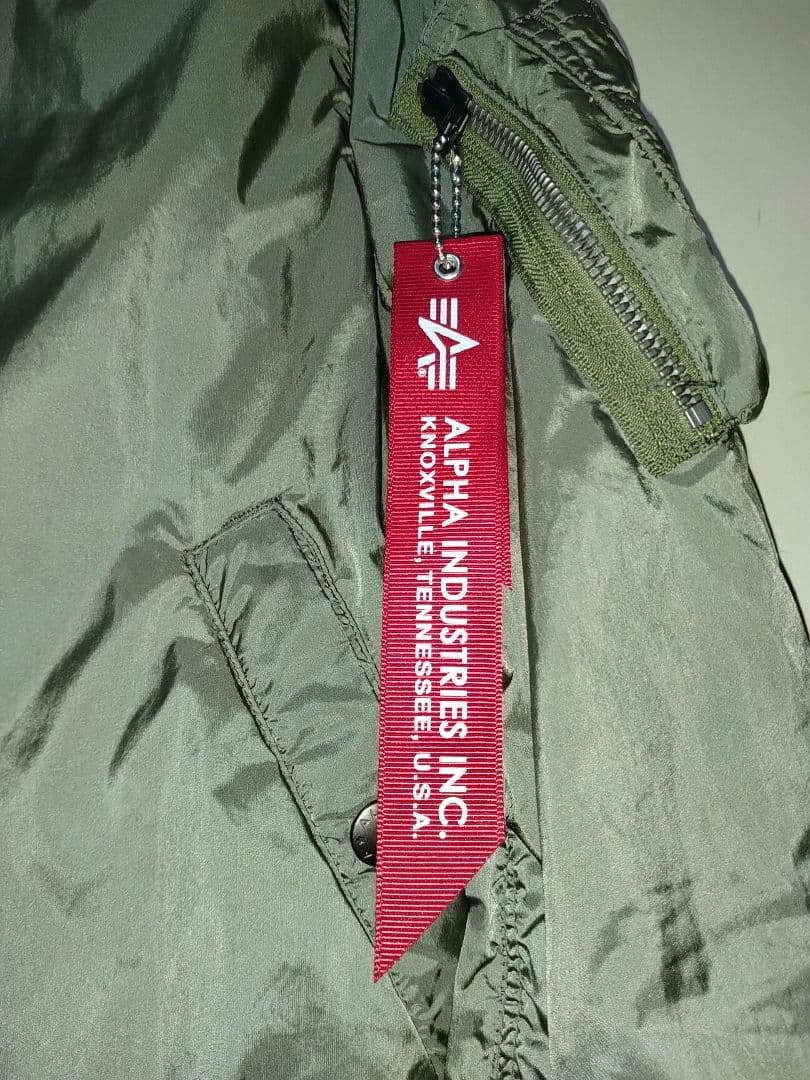 ALPHA INDUSTRIES MA-1 フライトジャケット オリーブグリーン - メルカリ