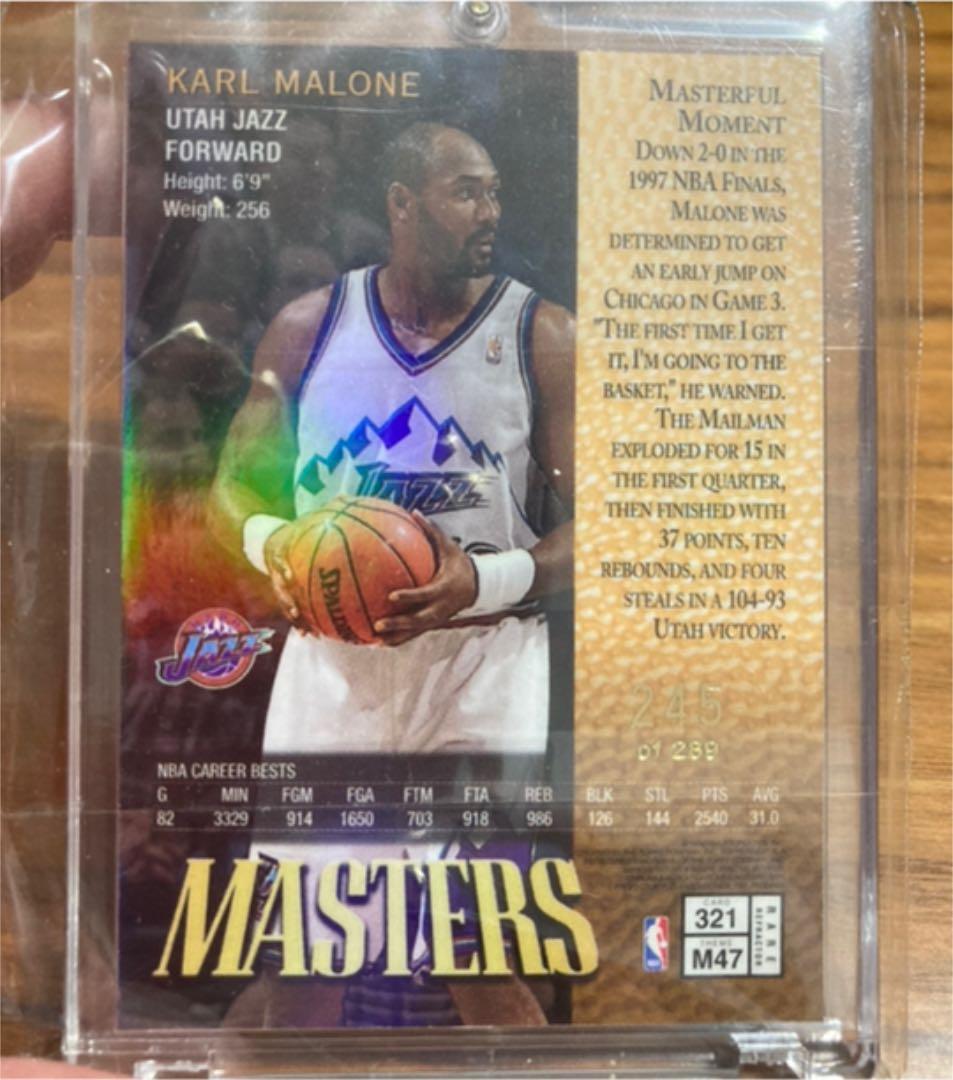 NBA[Karl Malone]マローンのゴールドリフレクター‼️285枚限定