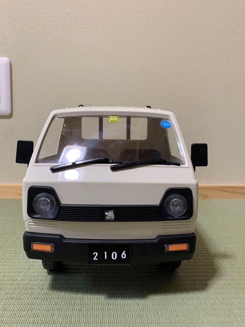 軽トラック　スズキ　キャリィ風　WPL ドリフト　2WD D12 1/10 丸目