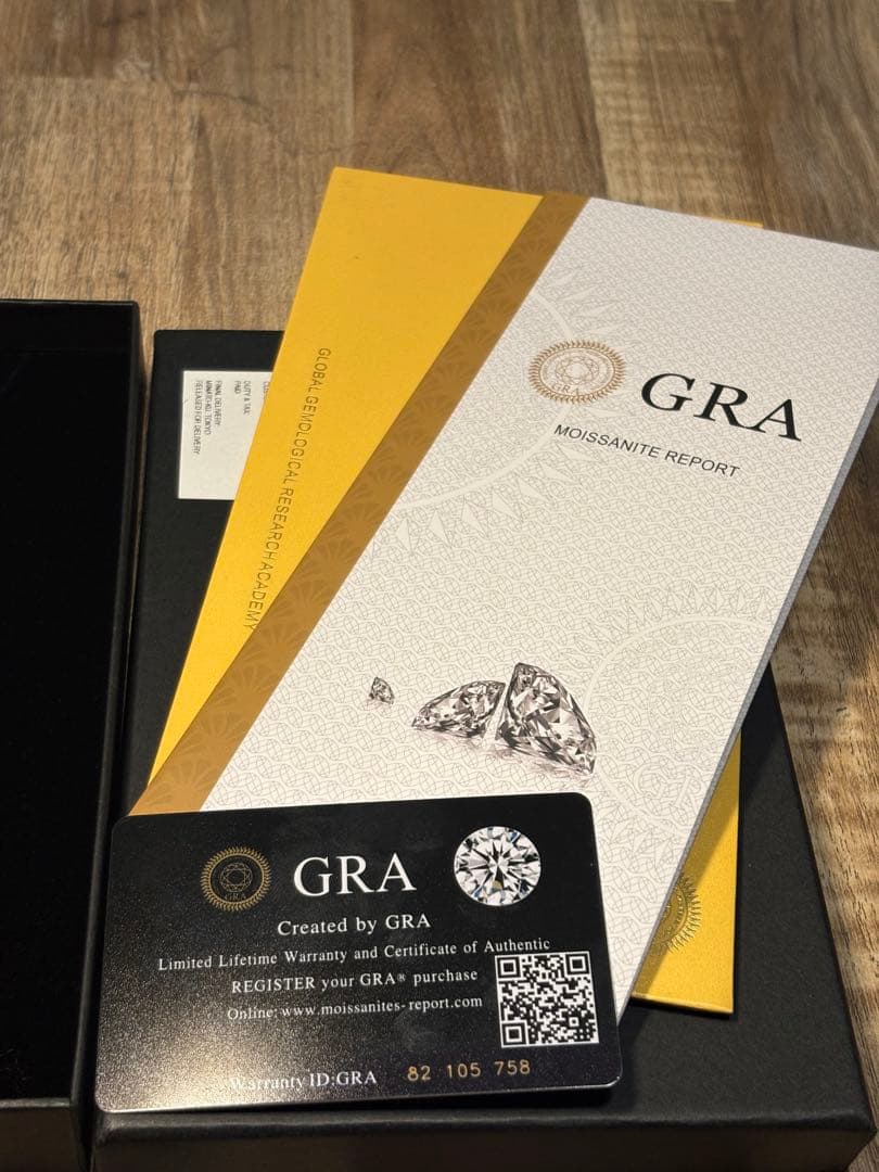 超美品】モアサナイト テニスチェーン 5mm 幅ネックレス GRA鑑定書有り