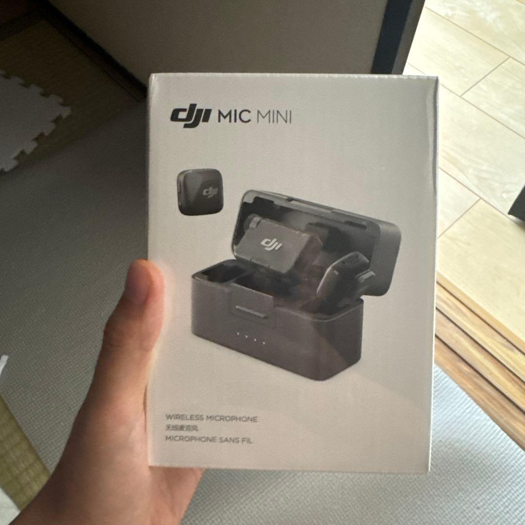 DJI MIC MINI ワイヤレスマイクロフォン Amazon.com : DJI Mic Mini (1 TX + 1 RX), Wireless Lavalier